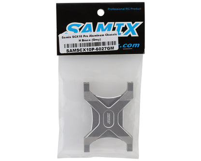 Samix SCX10 Pro Aluminum Chassis "H" Brace (Grey)