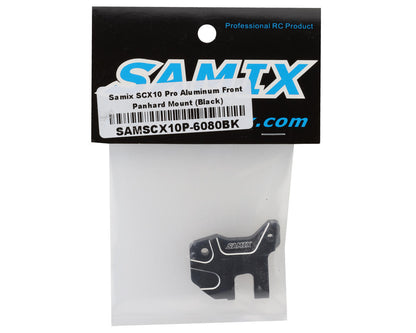 Samix SCX10 Pro Aluminum Front Panhard Mount (Black)