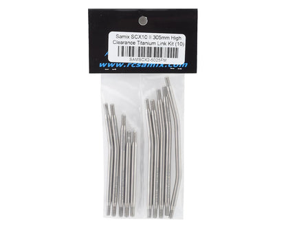 Samix SCX10 II 305mm High Clearance Titanium Link Kit (10)