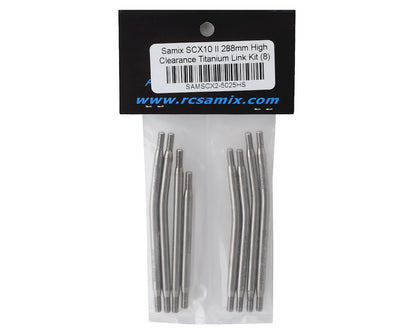 Samix SCX10 II 288mm High Clearance Titanium Suspension Links (8)