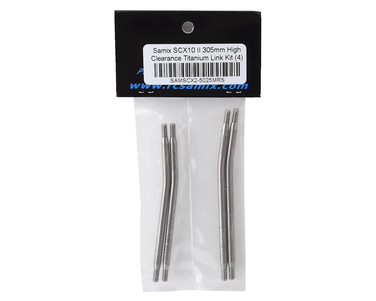 Samix SCX10 II 305mm High Clearance Titanium Rear Suspension Links (4)