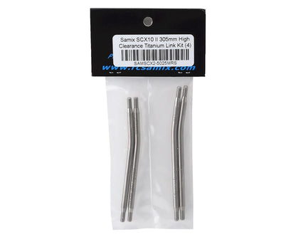 Samix SCX10 II 305mm High Clearance Titanium Rear Suspension Links (4)