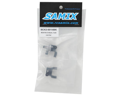 Samix SCX10 II Aluminum C-Hub Carrier Set (2) (Black)