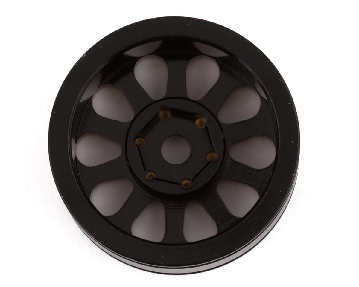 Samix SCX24 Brass 1.0" Wheel Set (Black) (4) (20.75g)