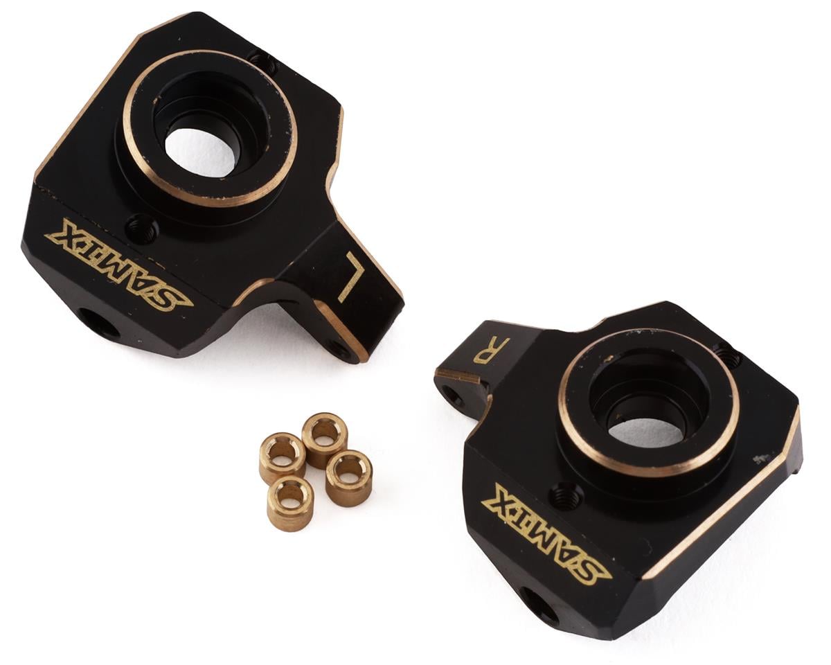 Samix SCX24 Brass Heavy Steering Knuckle (2) (9g)