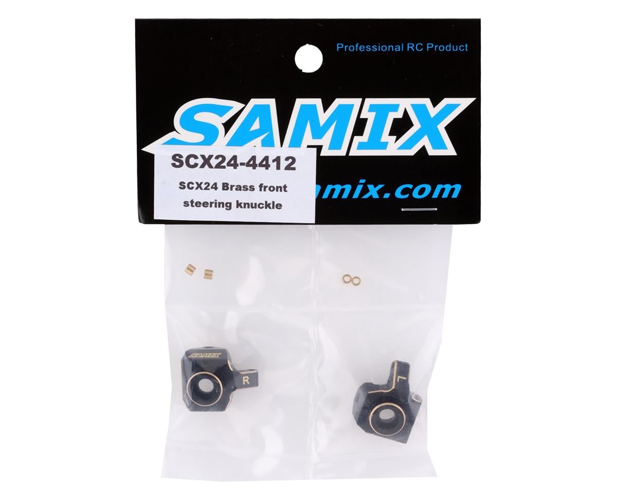 Samix SCX24 Brass Heavy Steering Knuckle (2) (9g)