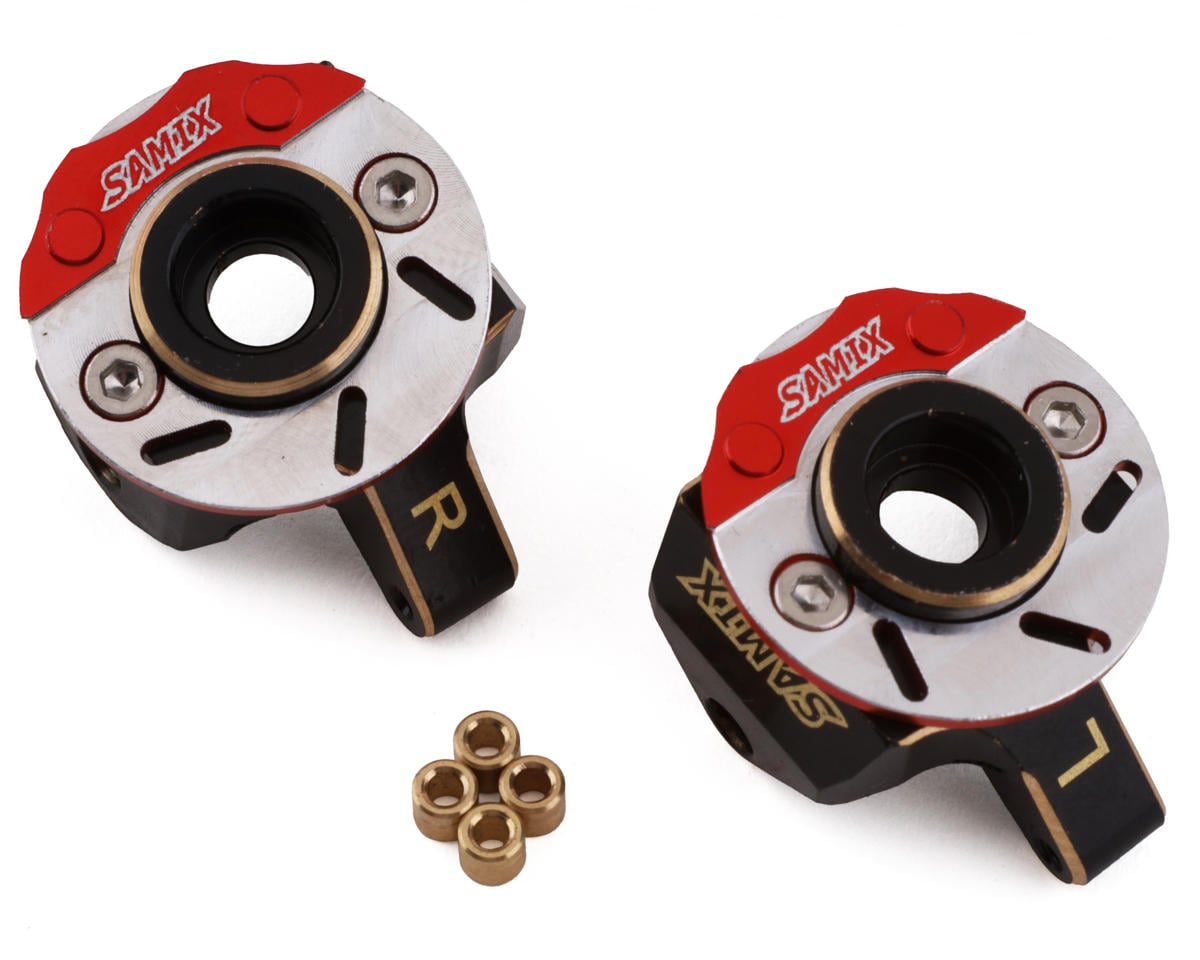 Samix SCX24 Brass Heavy Steering Knuckle (2) (9g)