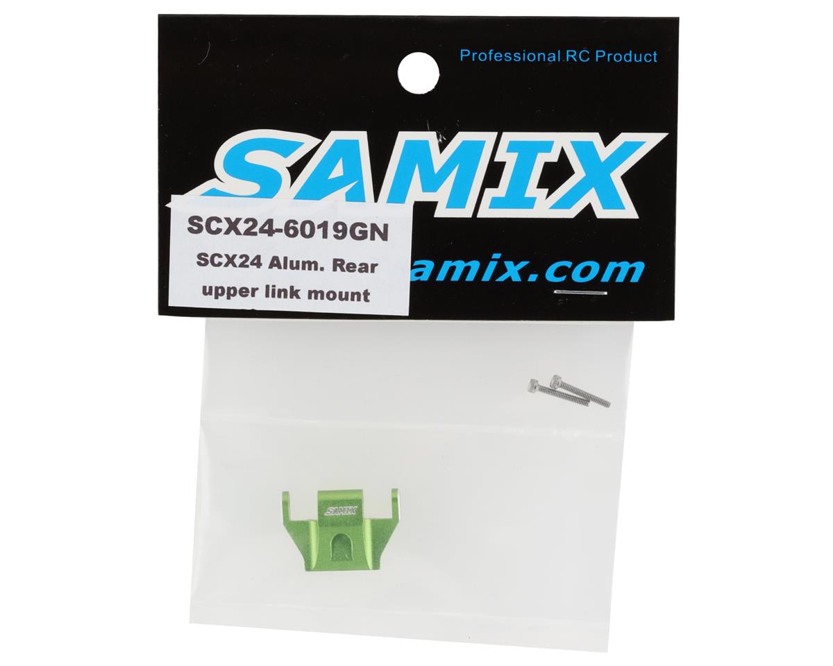 Samix SCX24 Aluminum Rear Upper Link Mount (Green)