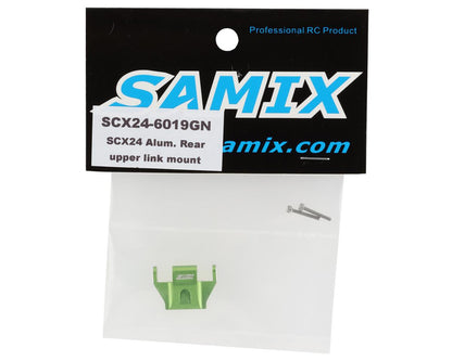 Samix SCX24 Aluminum Rear Upper Link Mount (Green)