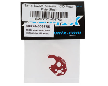 Samix SCX24 Aluminum 050 Motor Plate (Red)