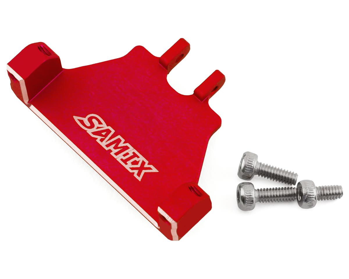 Samix SCX24 Aluminum Servo Mount (Red) (EcoPower/Emax)