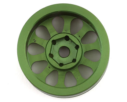 Samix SCX24 Aluminum 1.0" Wheel Set (Green) (4)