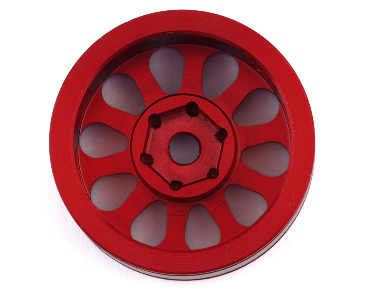 Samix SCX24 Aluminum 1.0" Wheel Set (Red) (4)