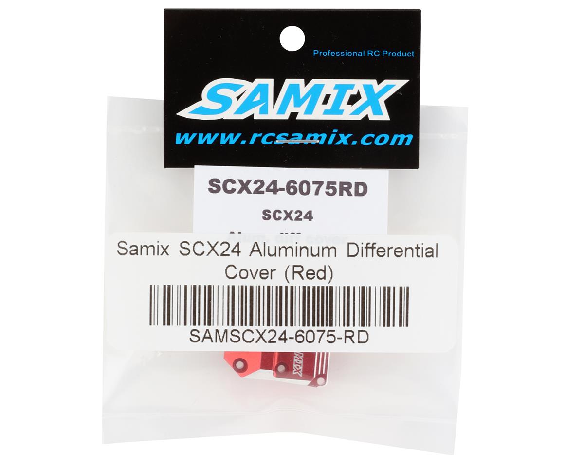 Samix SCX24 Aluminum Differential Cover (Red)