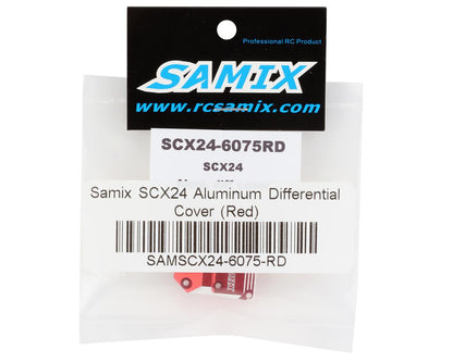 Samix SCX24 Aluminum Differential Cover (Red)
