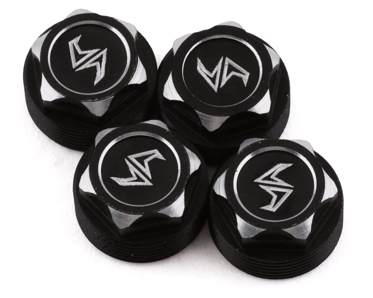 Samix SCX24 Aluminum Scale Wheel Hub (Black) (4)