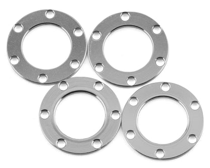 Samix SCX24 Aluminum & Brass Adjustable Offset 1.0" Beadlock Wheels (Blue) (4)