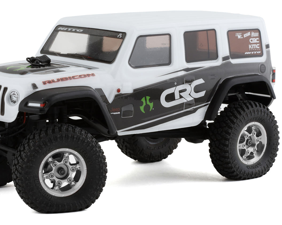 Samix SCX24 Aluminum & Brass Adjustable Offset 1.0" Beadlock Wheels (Silver) (4)