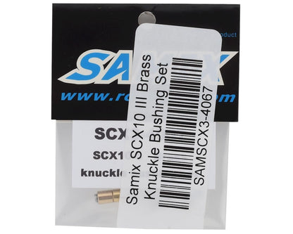Samix SCX10 III/Capra Brass Knuckle Bushing Set (4)