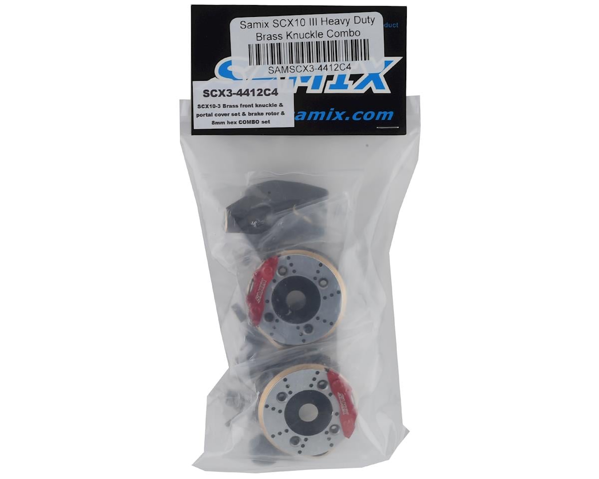 Samix SCX10 III/Capra Heavy Duty Brass Knuckle Combo