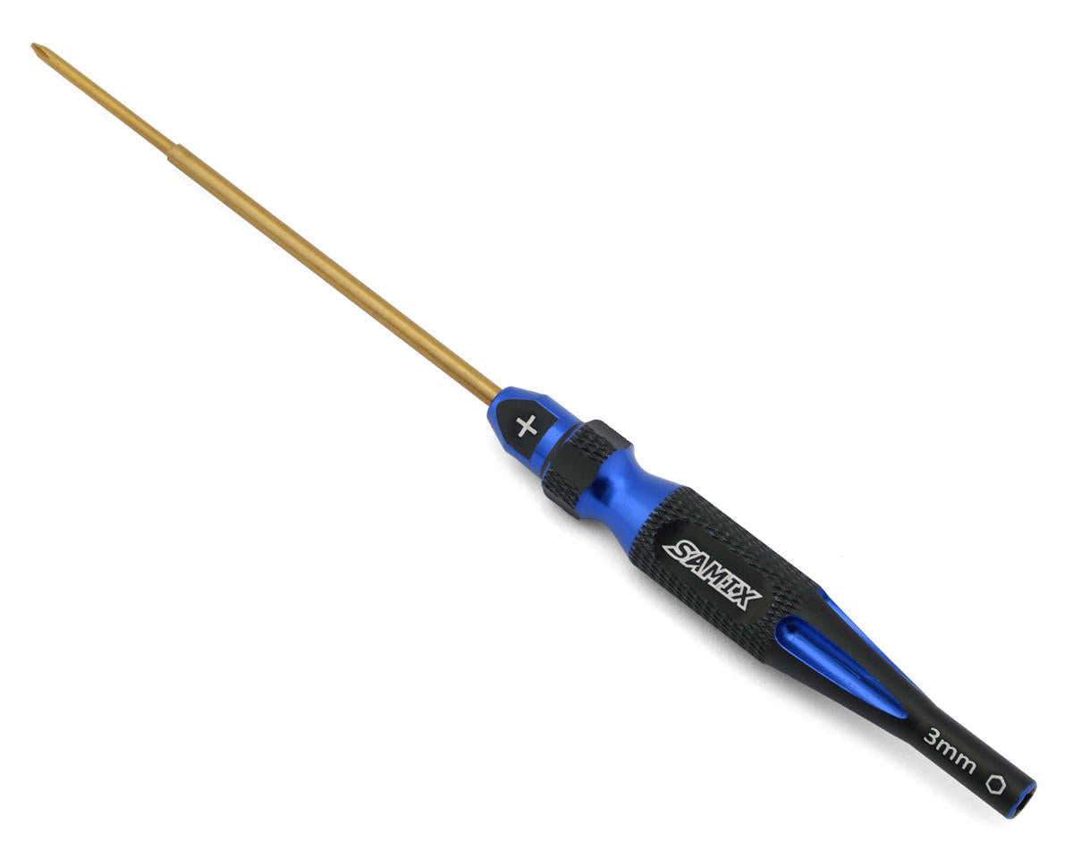Samix Axial SCX30 2-in-1 Screw & Nut Driver (Blue)