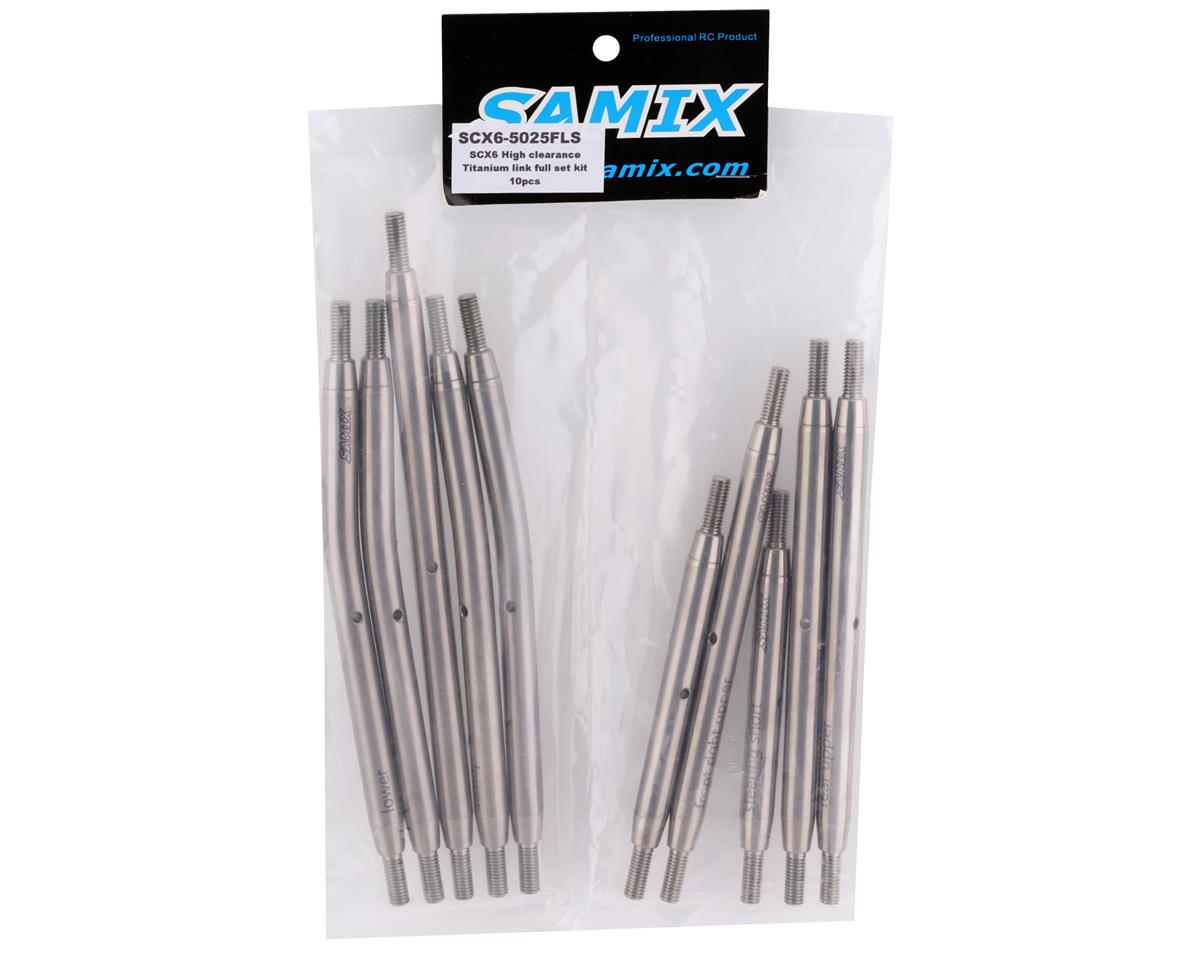 Samix Axial SCX-6 Titanium High Clearance Link Set (10)