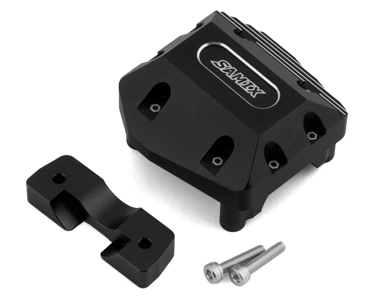 Samix SCX-6 Aluminum Differential Cover w/Tuning Weight (Black)