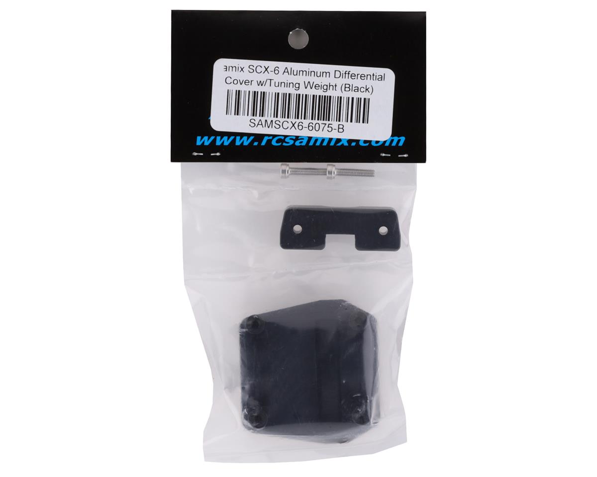 Samix SCX-6 Aluminum Differential Cover w/Tuning Weight (Black)