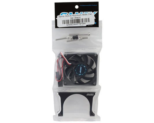 Samix Axial SCX-6 70mm Motor Fan w/Aluminum Heatsink (Black)