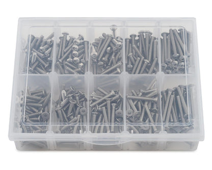 Samix Long Stainless Steel M3 Screw Set w/Plastic Box (Silver) (300)