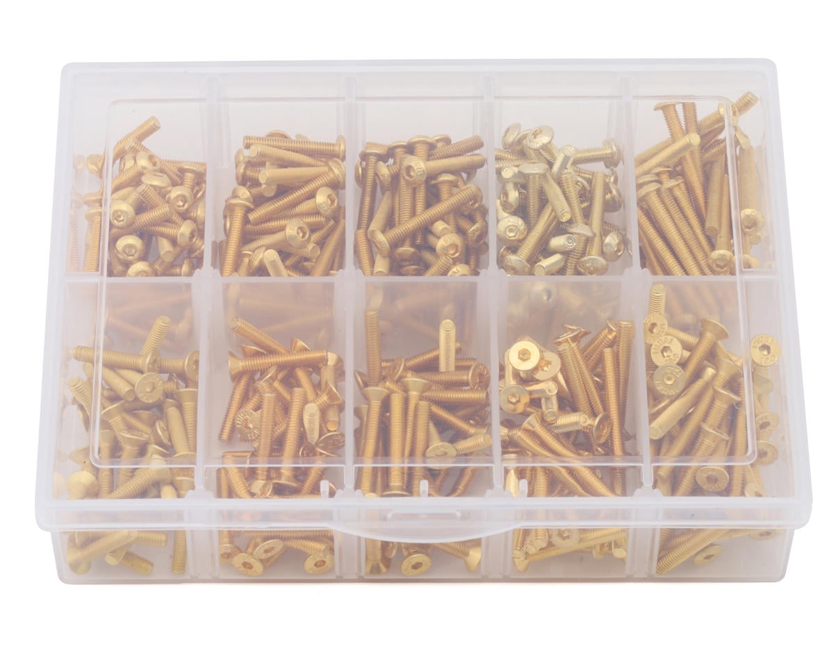 Samix Long Stainless Steel M3 Screw Set w/Plastic Box (Silver) (300)