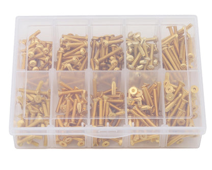Samix Long Stainless Steel M3 Screw Set w/Plastic Box (Silver) (300)