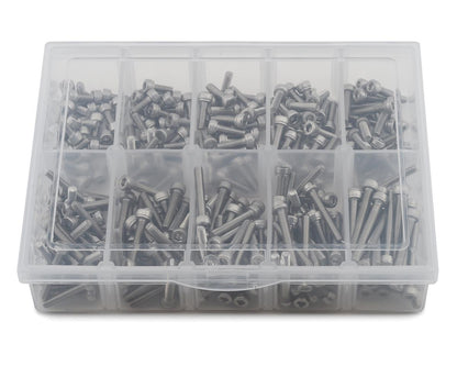 Samix Stainless Steel M3 Screw Set w/Plastic Box (Cap Head) (Silver)