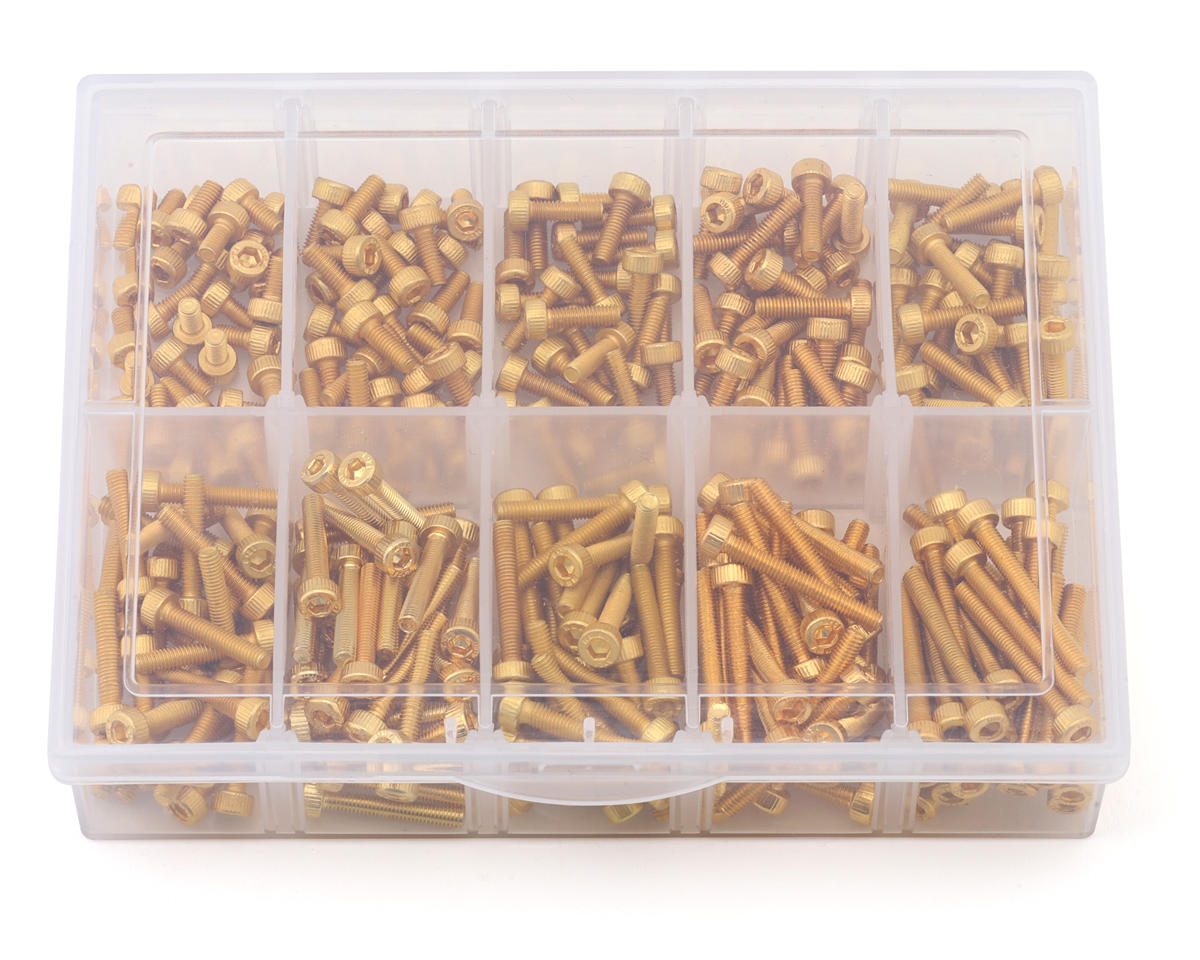 Samix Stainless Steel M3 Screw Set w/Plastic Box (Cap Head) (Silver)