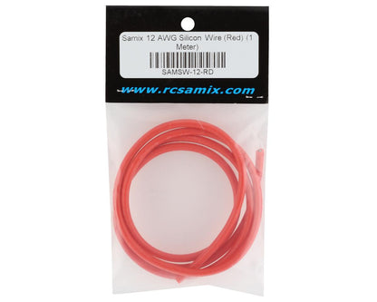 Samix Silicon Wire (Red) (1 Meter) (12AWG)