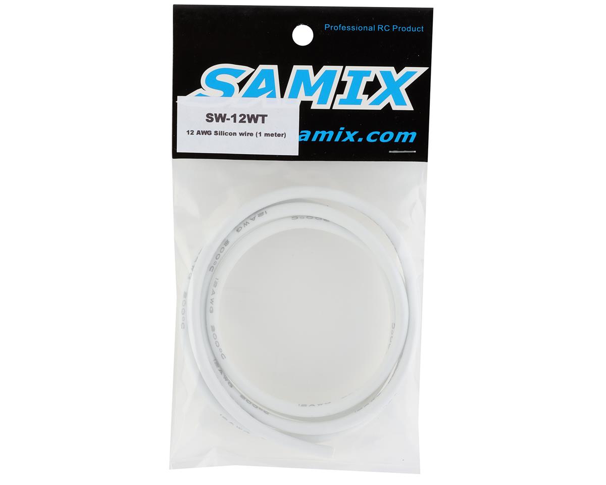 Samix Silicon Wire (White) (1 Meter) (12AWG)