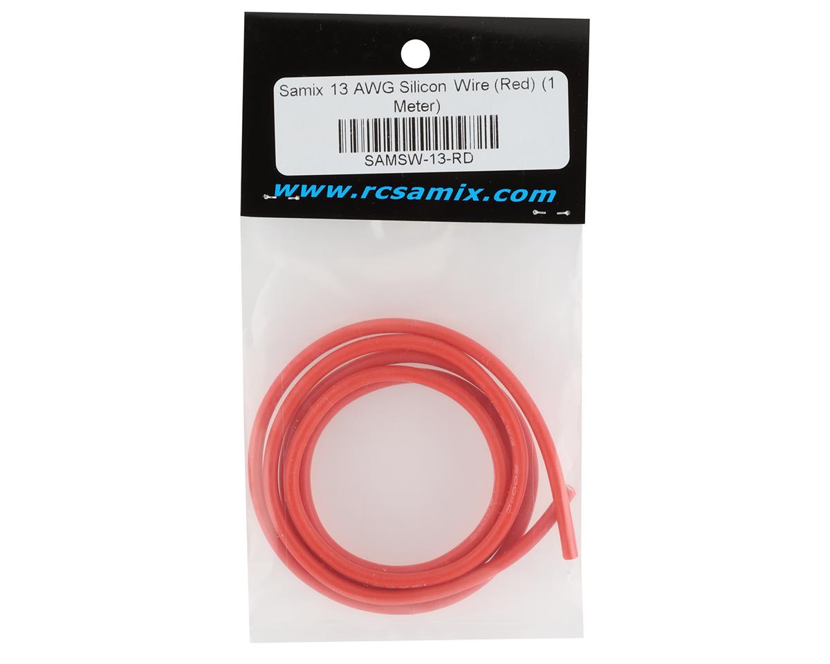 Samix Silicon Wire (Red) (1 Meter) (13AWG)