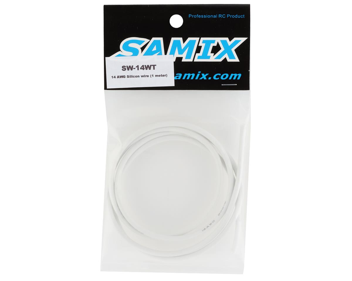 Samix Silicon Wire (White) (1 Meter) (14AWG)