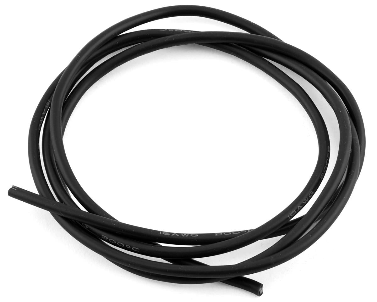 Samix Silicon Wire (Black) (1 Meter) (16AWG)