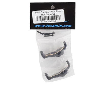 Samix V2 Brass C-Hubs for Traxxas TRX-4 (Black) (2) (41g)