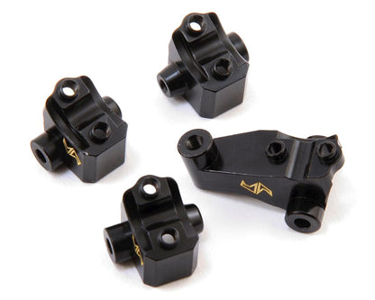 Samix Brass Lower Shock/Link Mounts for Traxxas TRX-4 (Black) (4) (45g)