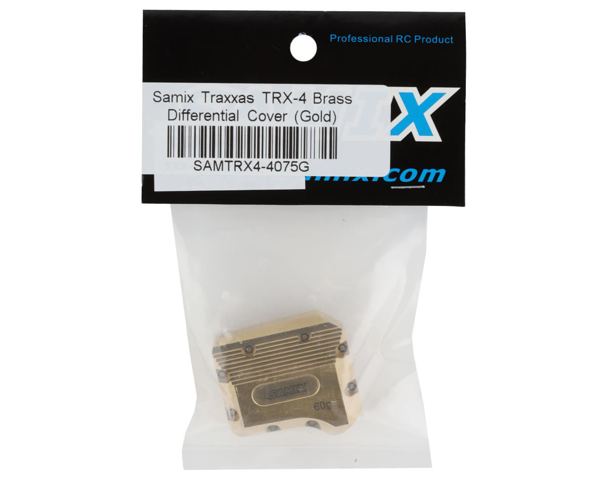 Samix Brass Differential Cover for Traxxas TRX-4 (Gold) (60g)