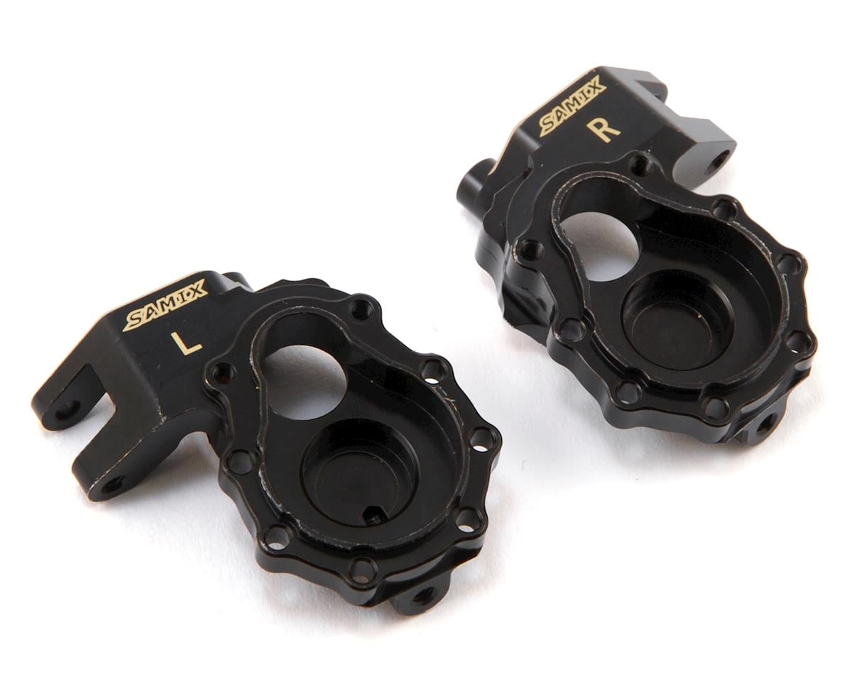 Samix Brass Steering Knuckles for Traxxas TRX-4 (Black) (2) (51g)