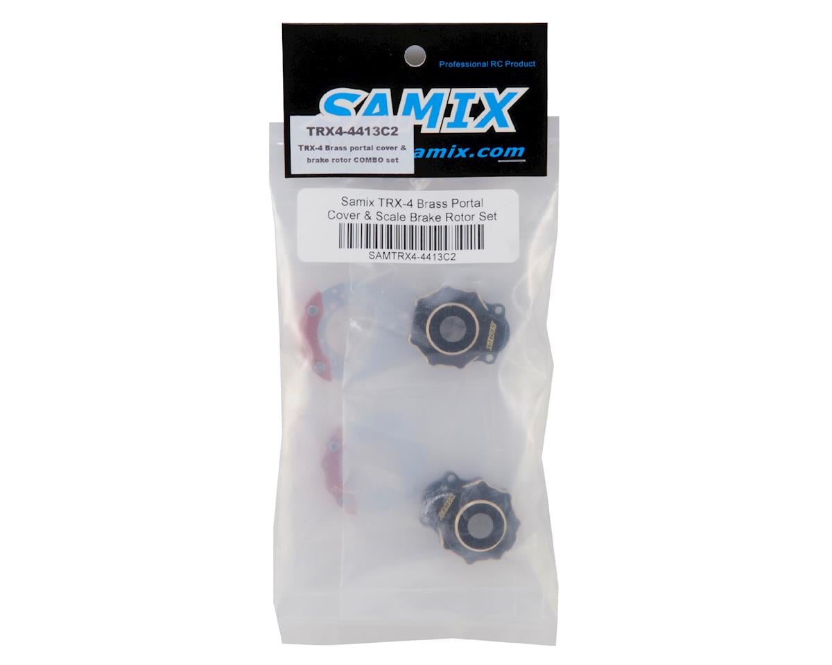 Samix Brass Portal Covers for Traxxas TRX-4