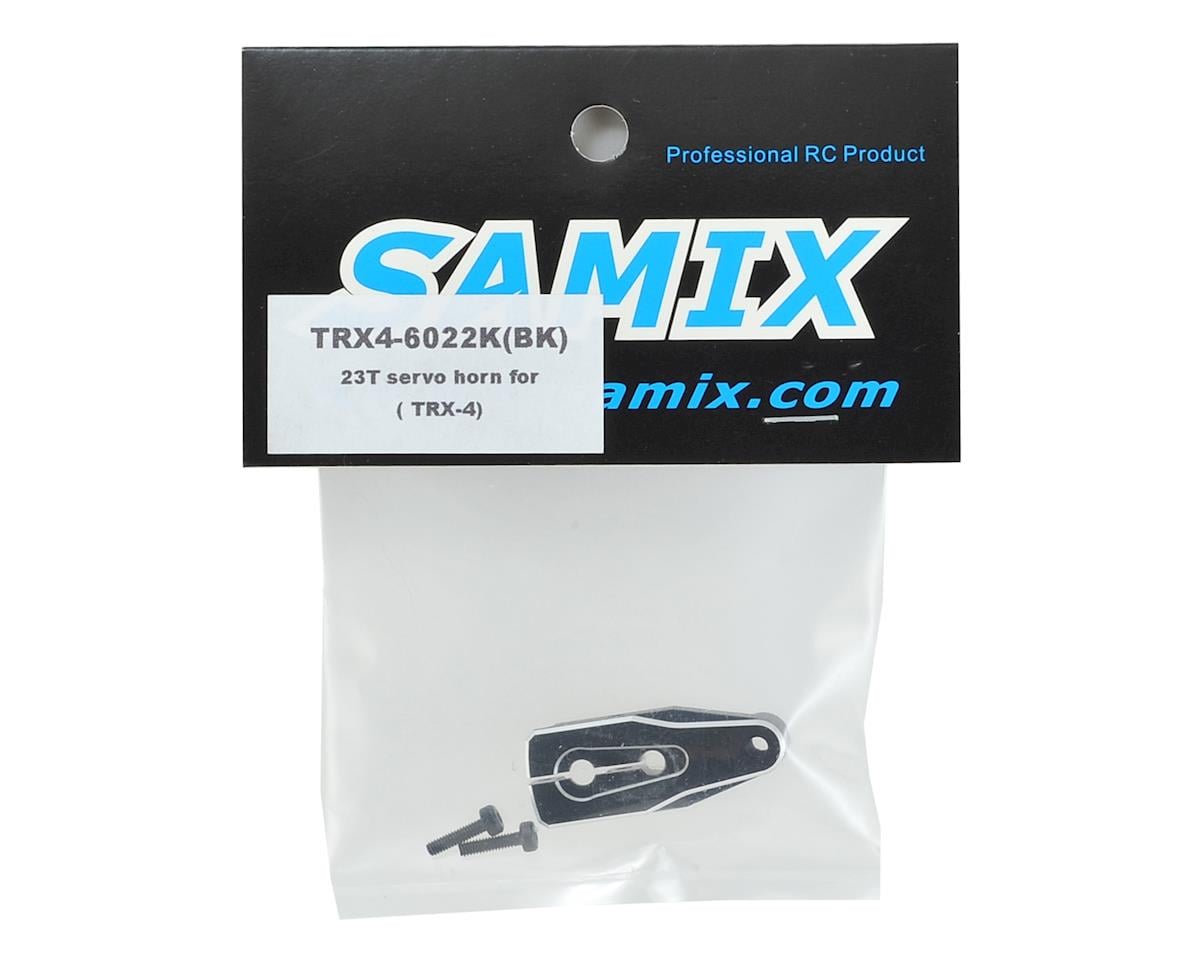Samix Aluminum Servo Horn for Traxxas TRX-4 (Black) (23T)