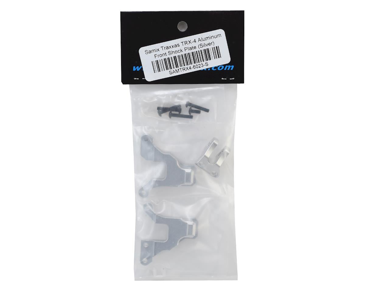 Samix Aluminum Front Shock Plate for Traxxas TRX-4 (Silver)
