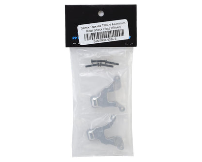 Samix Aluminum Rear Shock Plate for Traxxas TRX-4 (Silver)