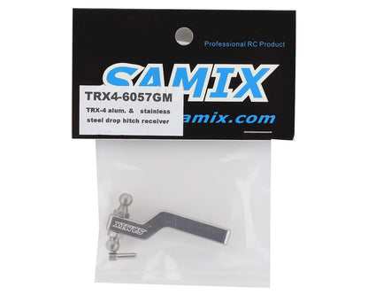 Samix Aluminum Drop Hitch Receiver for Traxxas TRX-4 (Grey)