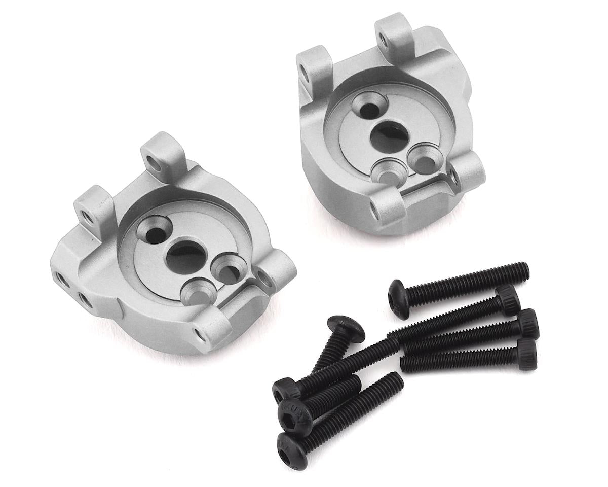 Samix Aluminum Rear Hub Carriers for Traxxas TRX-4 (Silver)