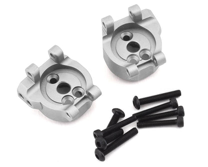 Samix Aluminum Rear Hub Carriers for Traxxas TRX-4 (Silver)